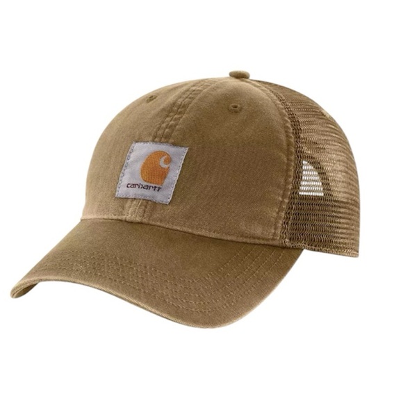 Carhartt Buffalo  Mesh Back Hat Color Medium Beige - Unisex - Picture 1 of 6